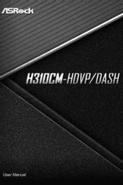 ASRock H310CM-HDVP/DASH Manual