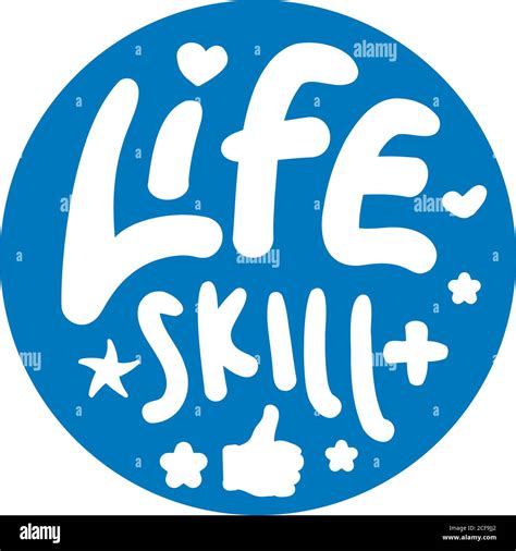 Life skill Logo.Design about International Literacy Day celebration, 8th September. illustration ...