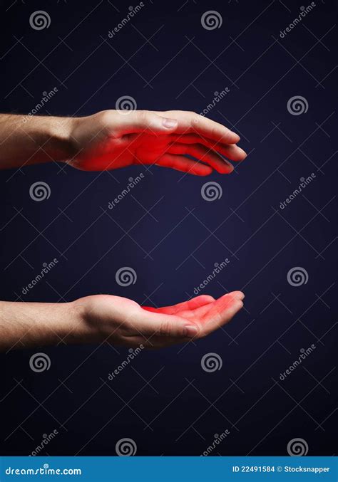 Red Glow stock photo. Image of hand, bodyparts, glows - 22491584