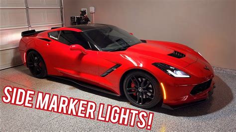 I FINALLY INSTALLED MY NEW C7 CORVETTE LED SIDE MARKER LIGHTS! - YouTube