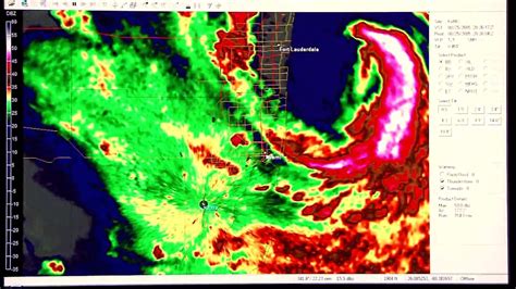 Hurricane Katrina - Miami Florida (KAMX) Radar Loop - August 25, 2005 ...