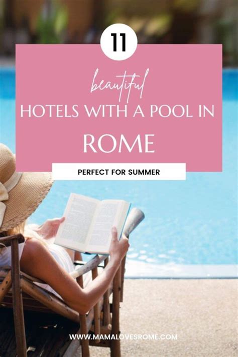 11 fantastic Rome hotels with a pool perfect for summer - Mama Loves Rome