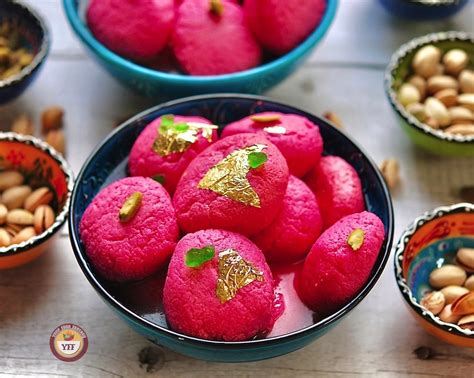 Rose Rasgulla - Pink Rasgulla Recipe - Your Food Fantasy