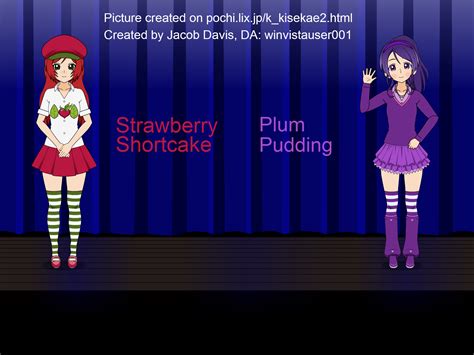 Strawberry Shortcake and Plum Pudding (Kisekae) by winvistauser001 on DeviantArt