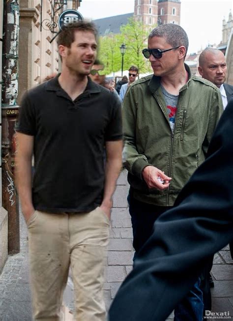 luke macfarlane and wentworth miller - wentworth and luke Photo ...