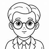 Premium Vector  Illustration Of A Cute professor Doodle For sketch template