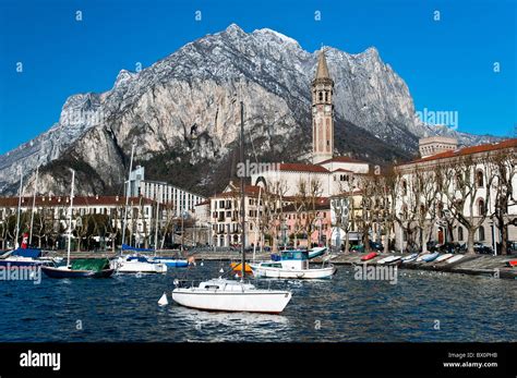 View of city of Lecco, Lake Como, Italy Stock Photo - Alamy