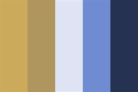 beige and blue Color Palette