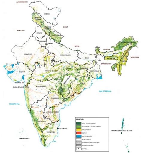 India State of Forest Report 2019 Released | Prakati