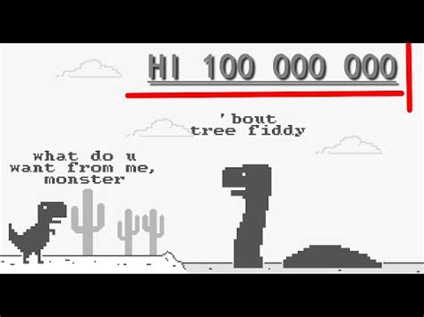 Chrome Dinosaur Game Make Highest Score 100 000 000 World Record 2023 - YouTube