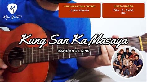 Kung San Ka Masaya - Bandang Lapis | Easy Chords | Guitar Tutorial ...