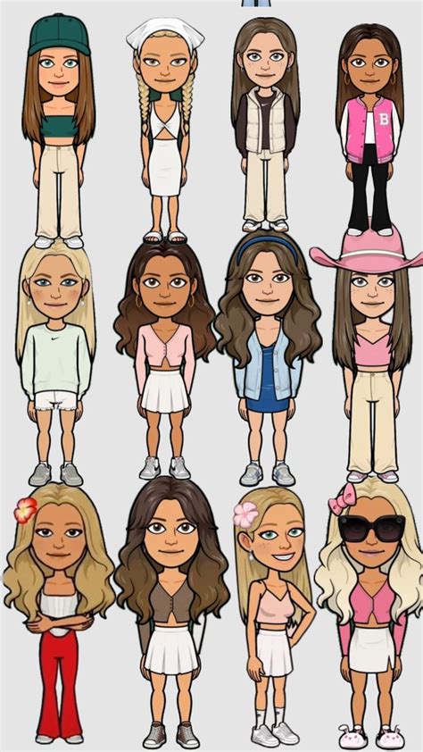 Bitmoji outfits #bitmoji #preppy #summer Cute Bitmoji Outfits Summer ...