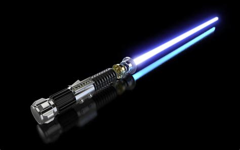 Obi Wan Kenobi, Lightsaber, Render, CGI, Reflection, Simple Background ...