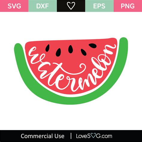 Watermelon SVG Cut File - Lovesvg.com