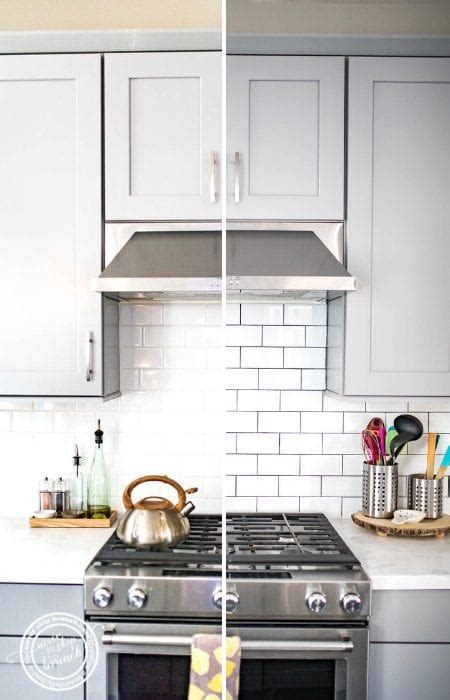 White Subway Tile Backsplash Refresh | NEVER SKIP BRUNCH by Cara Newhart