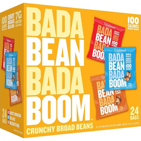 Enlightened Bada Bean Bada Boom Roasted Broad (Fava) Bean Snack | Best ...