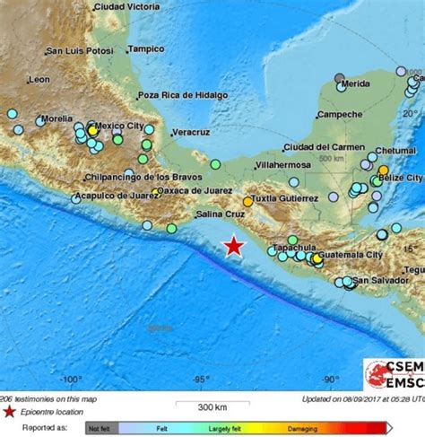 Earthquake of magnitude 8.1 strikes Mexico; at least 15 killed