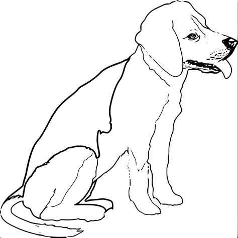 Printable Realistic Dog Coloring Pages