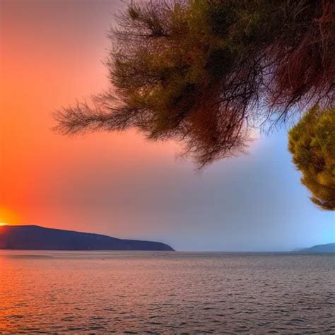 stunning sunset by the sea in Greece | Stable Diffusion | OpenArt