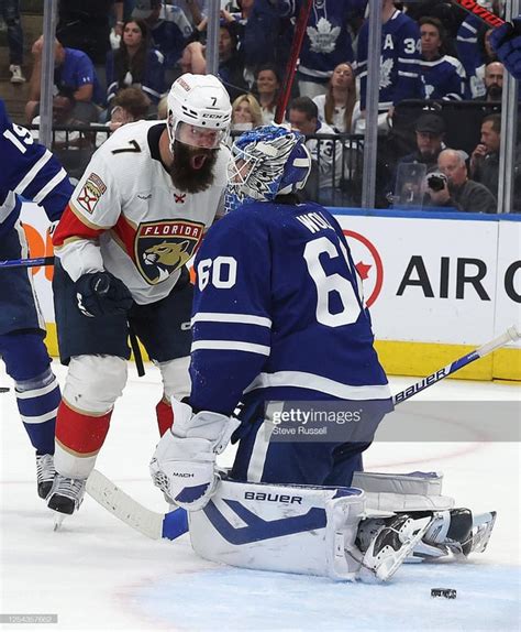 [Steve Russell] Photo of Radko Gudas screaming in Joseph Woll’s face after the overtime winner ...