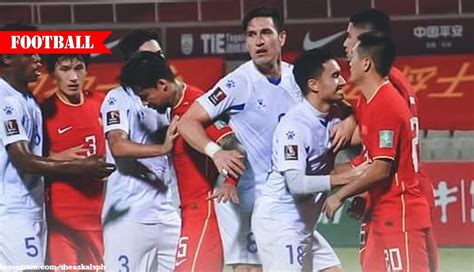 Philippine Azkals Bows To China in 2022 FIFA World Cup-2023 AFC Asian Cup qualifiers | Fastbreak