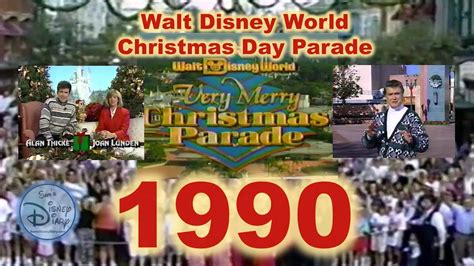 1990 Walt Disney World Christmas Day Parade | Joan Lunden | Alan Thicke | Regis Philbin - YouTube