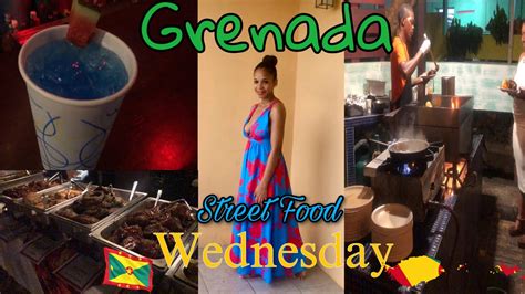 Grenada street food Wednesday | Guyanesegem | vlog - YouTube