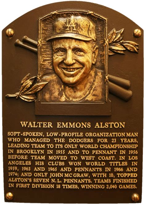 Walter Alston: Baseball Hall of Fame - 1983 Mlb Players, Baseball Players, Major League Baseball ...