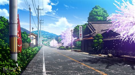 urban, street, town, outdoors, anime, HD Wallpaper | Rare Gallery