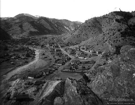 View of Idaho Springs, Colorado ca. 1900 – Western Mining History