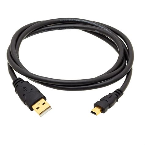 Shop New USB 2.0 - Mini-USB to USB Cable - High-Speed A Male to Mini B (4 Feet) | Mediabridge ...