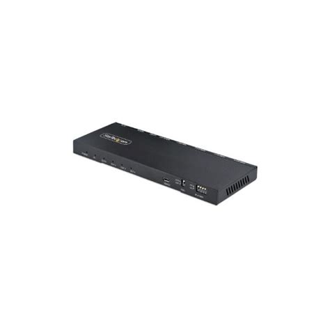 StarTech.com 4-Port HDMI Splitter, 4K 60Hz HDMI 2.0 Video, 4K HDMI Splitter w/ Built-in Scaler, HDMI