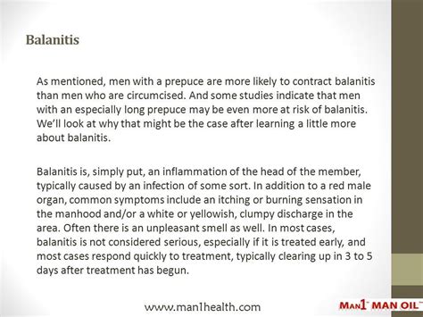 Swollen, Red Male Organ? Balanitis May be Caused by Bacteria - ppt download