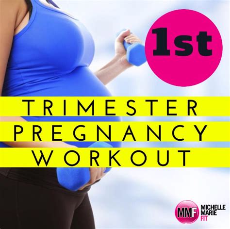 1st Trimester Pregnancy Workout - Michelle Marie Fit