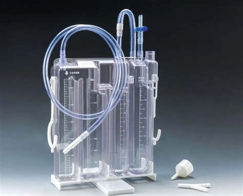 Medical Disposable Thoracic Chest Drainage Bottle With One / Two / Three Chamber - Buy Chest ...