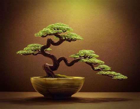 Wire Bonsai Sculpture made by Steve Bowen by BowenBonsai on DeviantArt