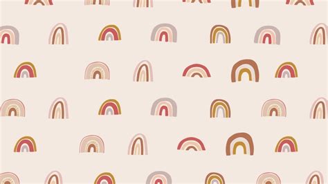 Rainbow Boho Desktop Wallpaper - Etsy