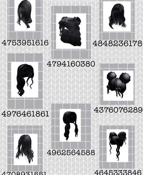 Roblox Hair Codes Black Short Parted Hair Roblox Hair Codes Black | Images and Photos finder