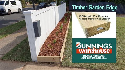 Timber Garden Edging Bunnings | Fasci Garden