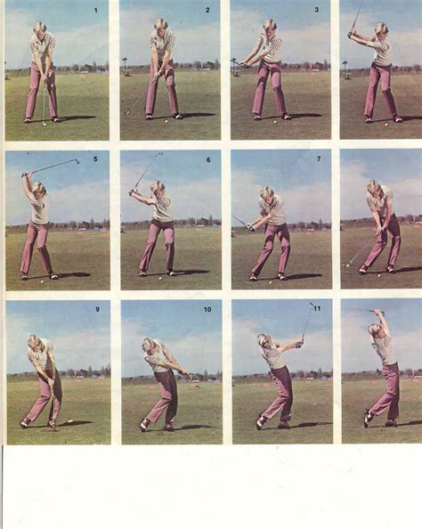 3Jack Golf Blog: Johnny Miller Swing Sequence - Face On View