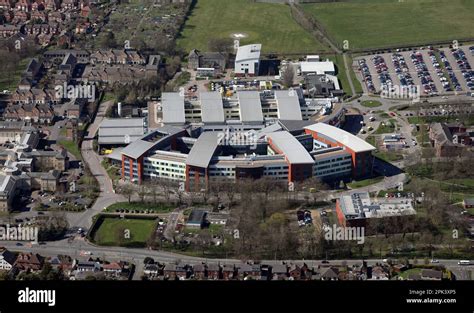 aerial view of Pinderfields Hospital, Wakefield, West Yorkshire Stock Photo - Alamy