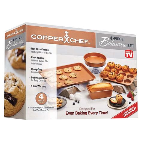 As Seen On TV Copper Chef Bakeware Set - Shop Kitchen & Dining at H-E-B