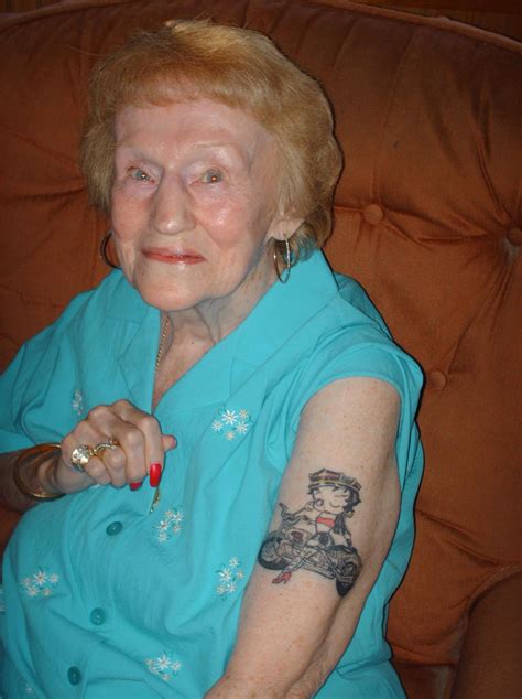 Old People Saggy Tattoos
