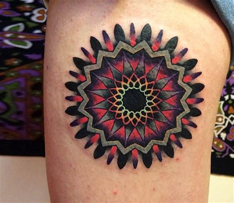 Color Mandala tattoo by Todryk Tattoo | Post 15098