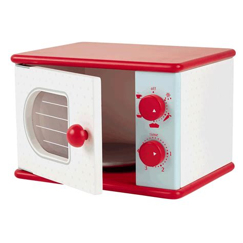 Let your little chef cook up their very own meals with this wooden toy microwave. Shop now and ...