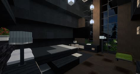 Modern Lake House | interiors + download Minecraft Map