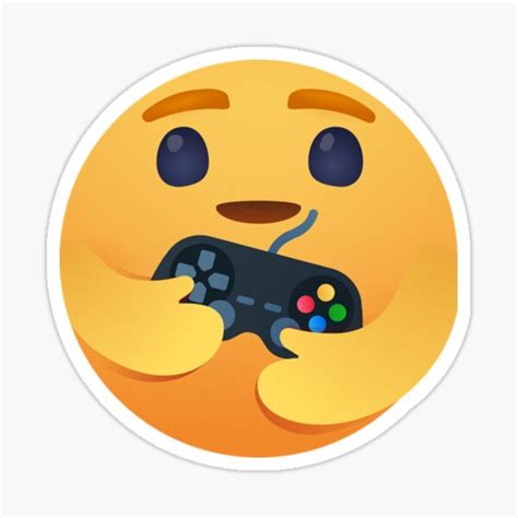 "care emoji with video-game" Sticker by ayyoubdz | Redbubble