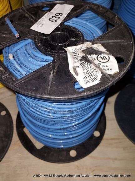 SPOOL: 14 GAUGE WIRE-BLUE - Bentley & Associates, LLC