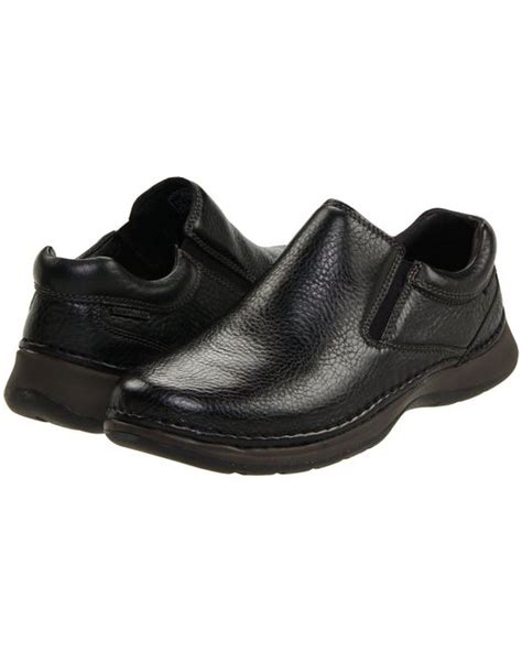 Lyst - Hush Puppies Lunar Ii (black Leather) Men's Slip On Shoes in Black for Men