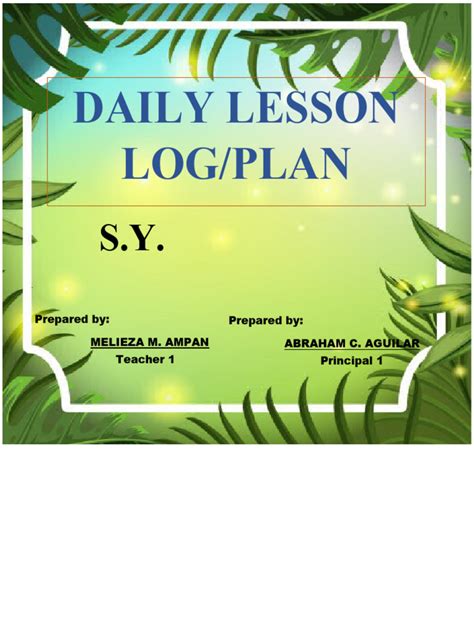 DLL Cover Page | PDF